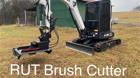 rut excavator brush cutter